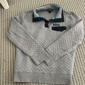 Quilted Organic Cotton Blend Patagonia fleece